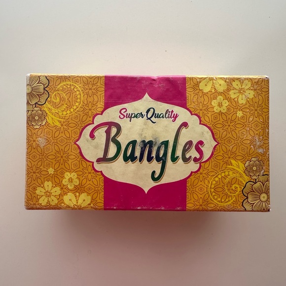 Cream and Gold Bangles - Picture 2 of 2